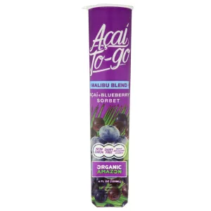 Acai To Go - Sorbet Blueberry, 4 Fo - Pack of 15