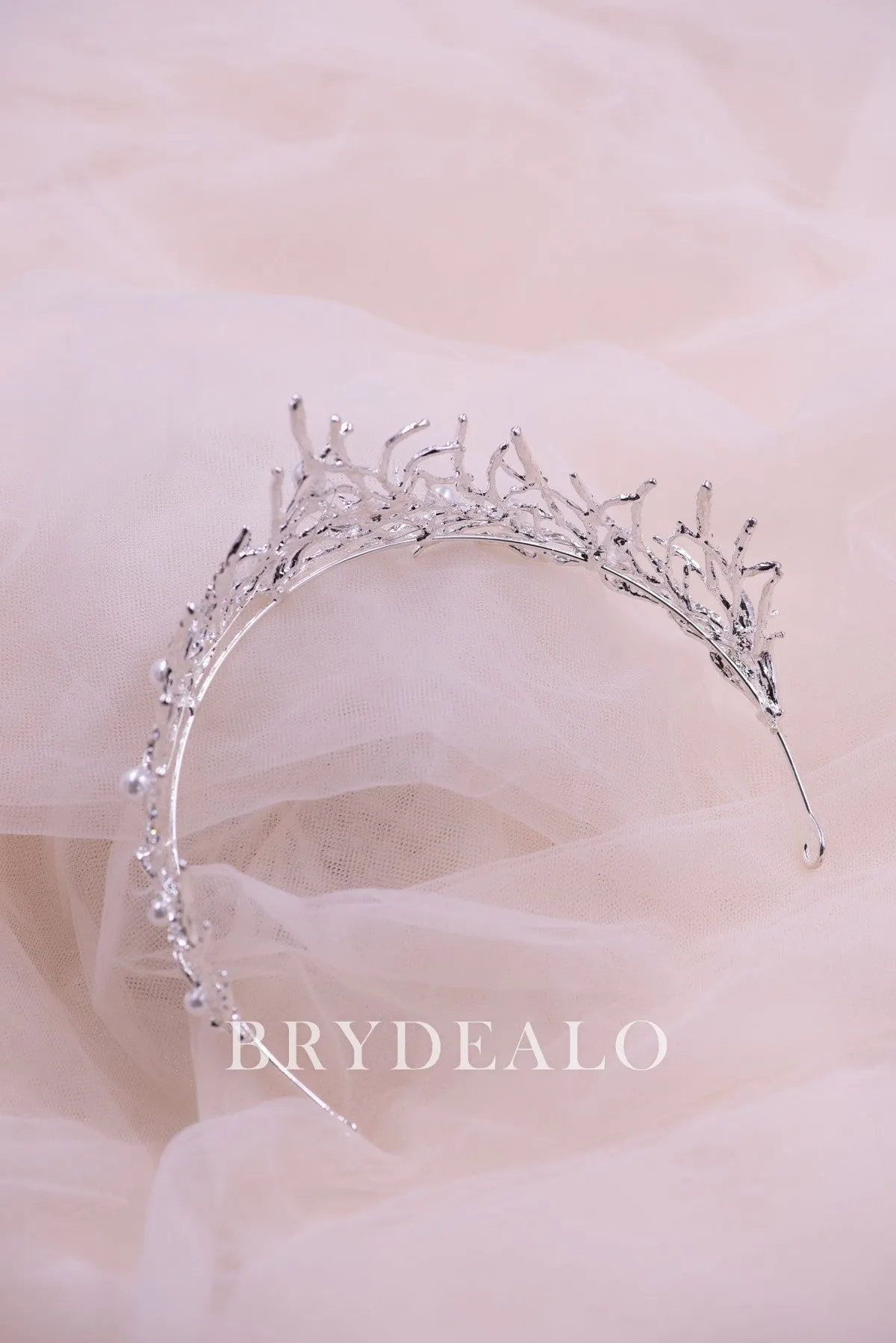 Adorable Silver Rhinestones Christmas Wedding Tiara