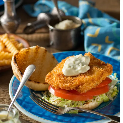 Breaded Cod Burgers