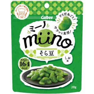 Calbee Miino Salted Green Broad Beans Chips 28g