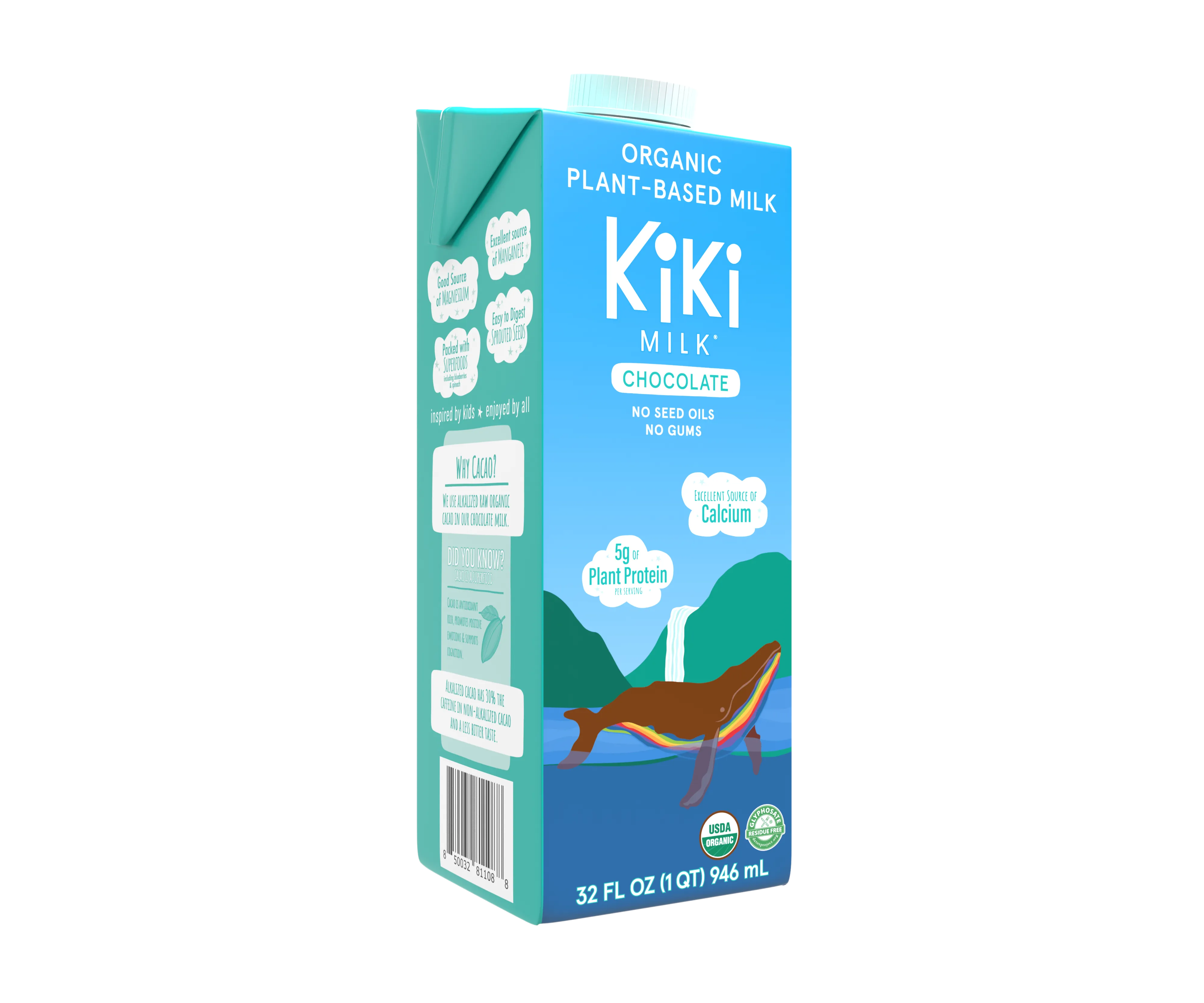 Chocolate Kiki Milk • 32 fl oz • Pack of 6