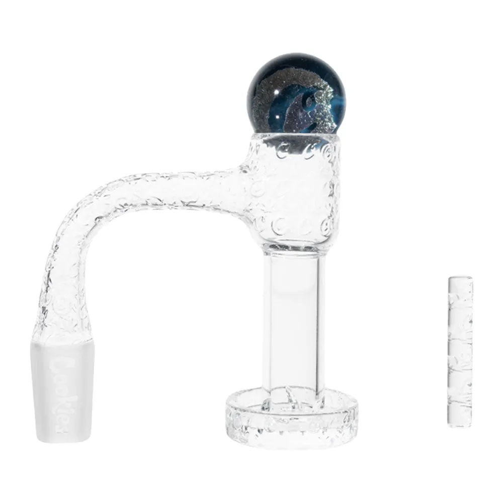 Cookies Etched Quartz Slurper Banger Kit