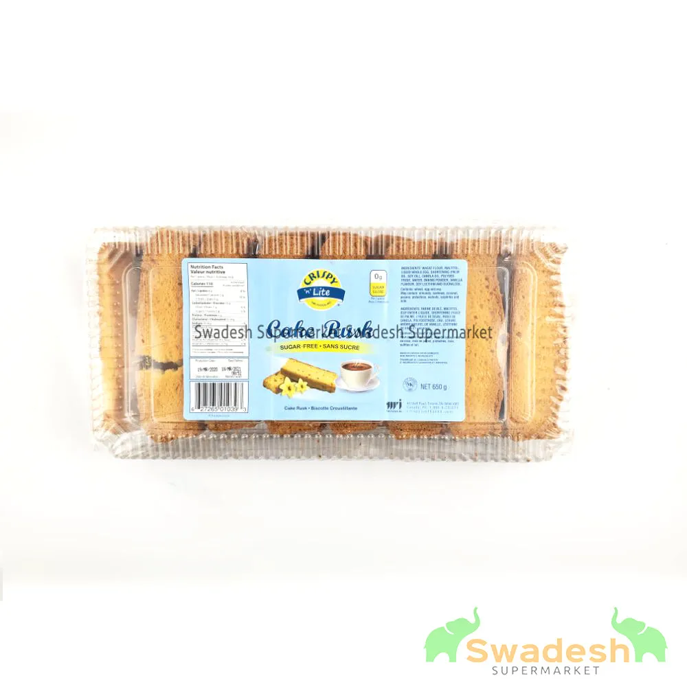 Crispy Sugar-Free Cake Rusk 650g