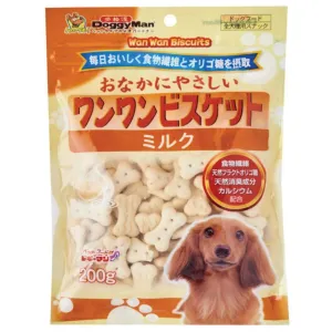 DoggyMan WanWan Healthy Biscuit Milk Flavor 200g