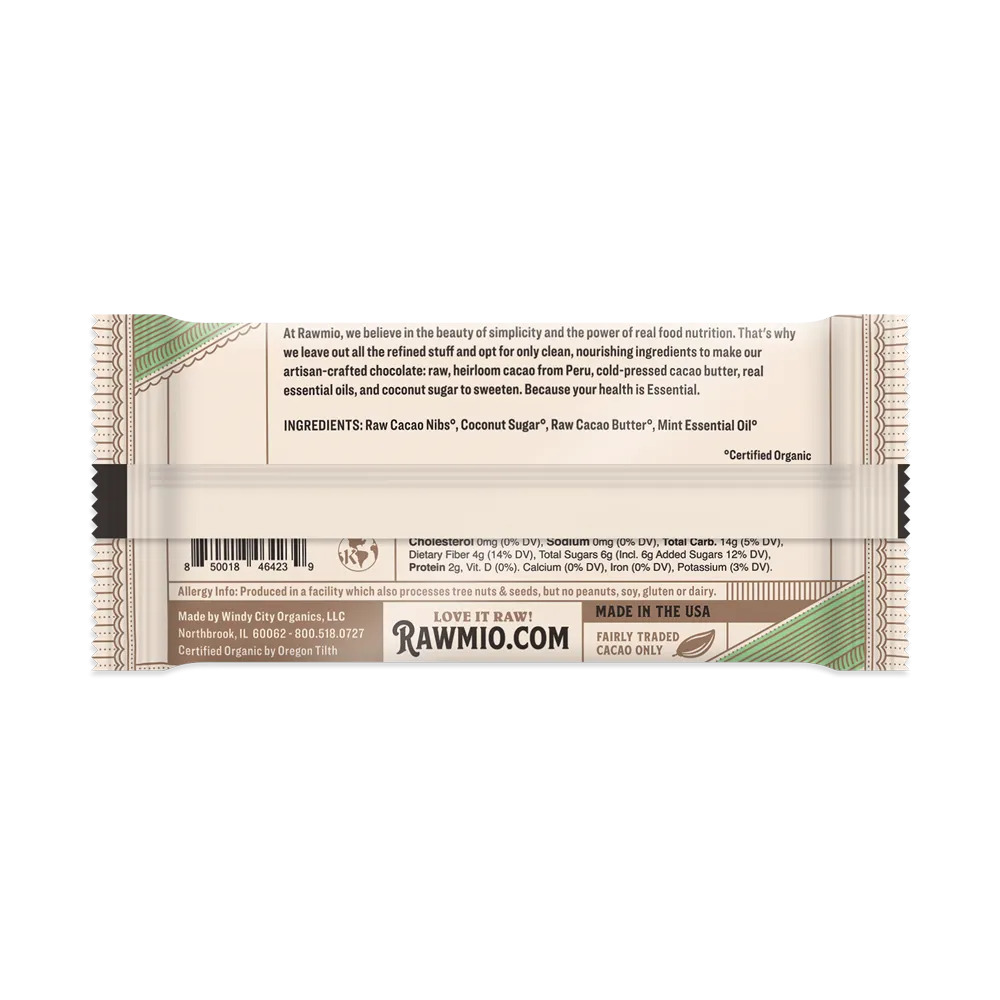 Essential Mint Chocolate Bar - 70% Cacao