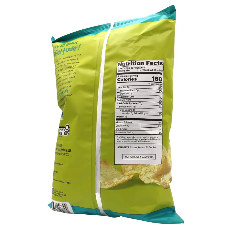 Good Health® Kettle Potato Chips Avocado Oil Sea Salted 5oz