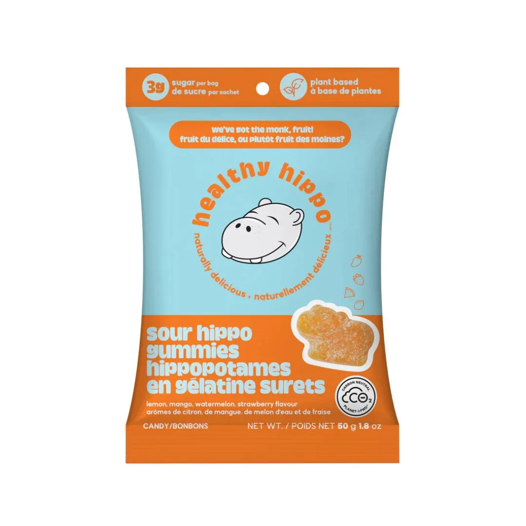 Healthy Hippo Gummies - Sour (50g)