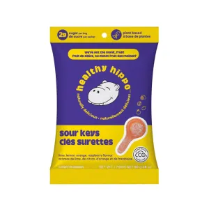 Healthy Hippo Gummies - Sour Keys (50g)