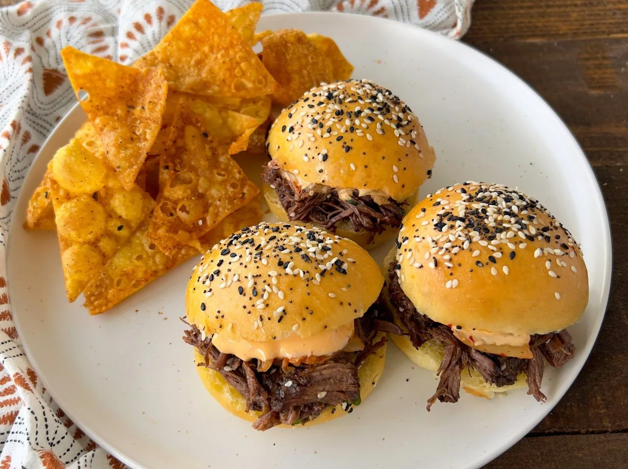 Hoisin Glazed Short Rib Sliders