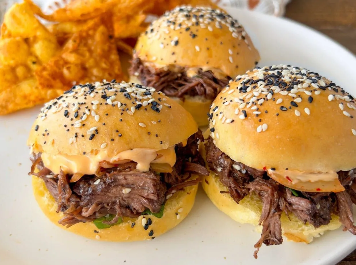 Hoisin Glazed Short Rib Sliders