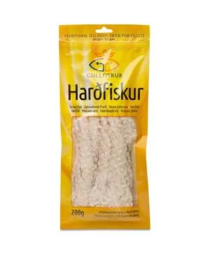 Icelandic Dried Fish Fillets Snacks - 200 gr