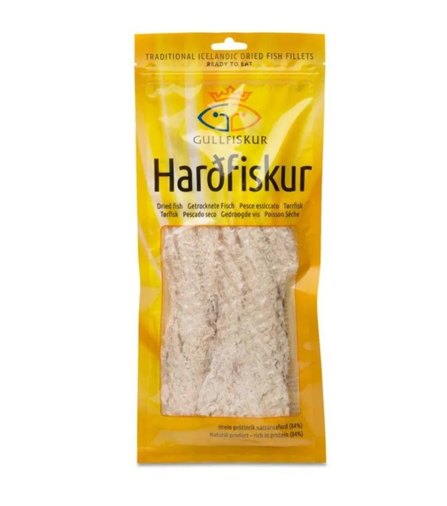 Icelandic Dried Fish Fillets Snacks - 200 gr