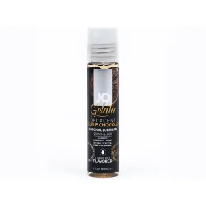 JO Gelato Decadent Double Chocolate Flavored Water-Based Lubricant 1 oz.