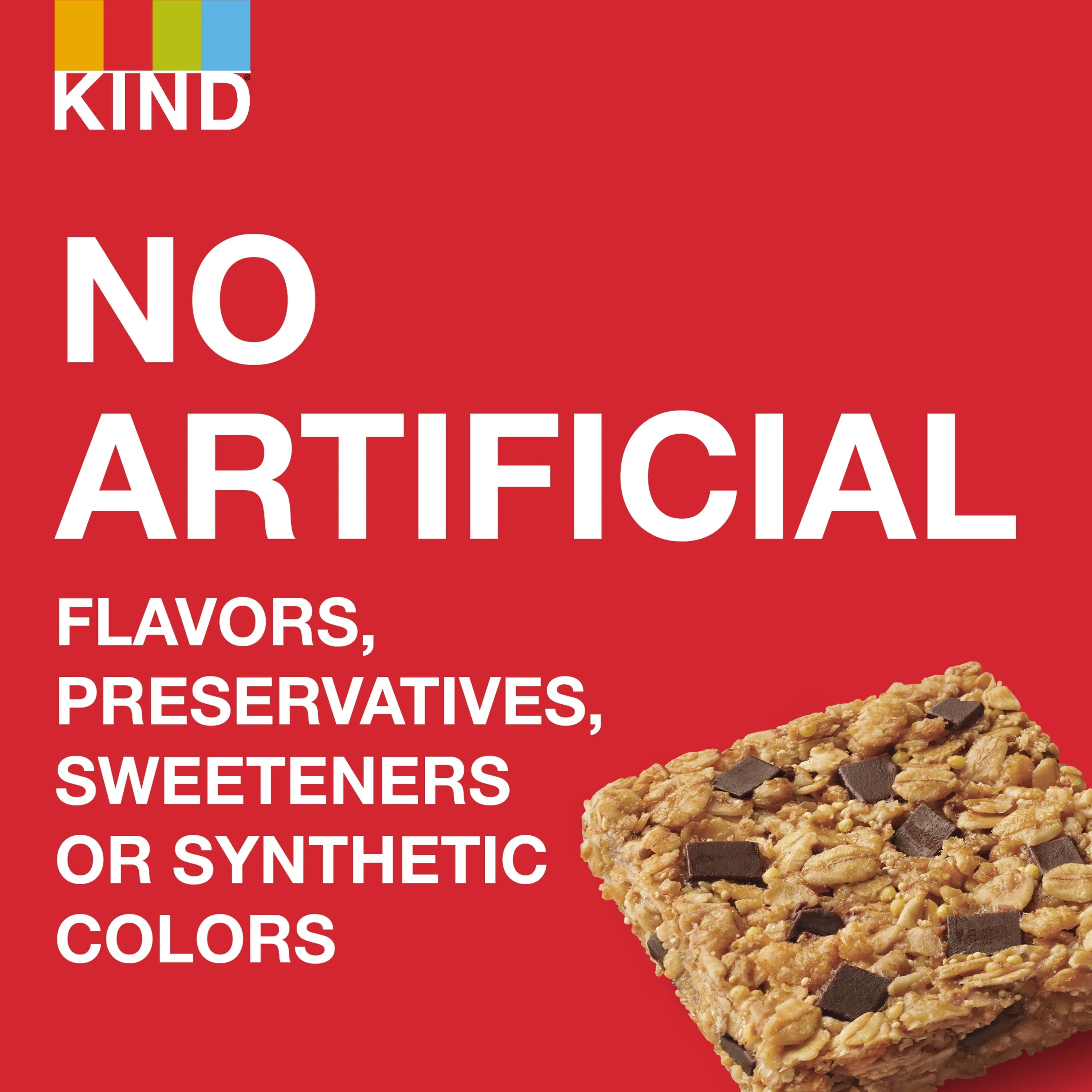 KIND Healthy Grain Gluten Free Dark Chocolate Chunk Snack Bars, 1.2 oz, 5 Count