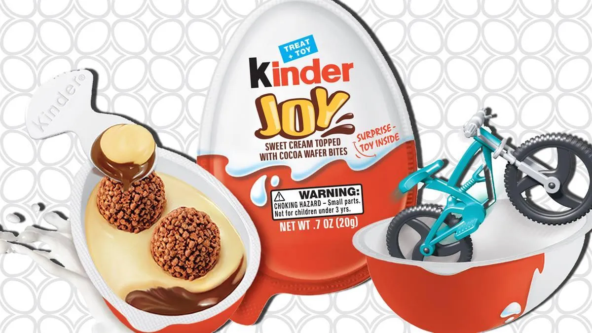 Kinder Joy Eggs with Toy Surprise