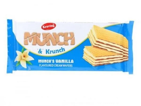 KRAVING MUNCH & KRUNCH VANILLA WAFFERS 75G