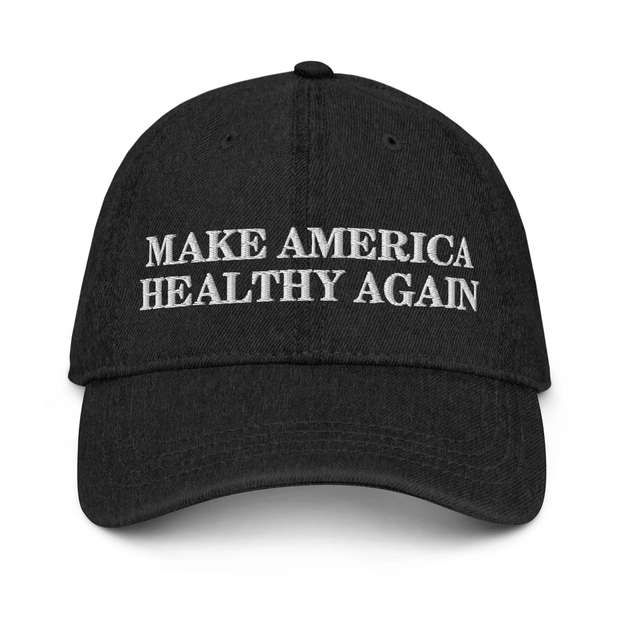 Make America Healthy Again Embroidered Denim Hat