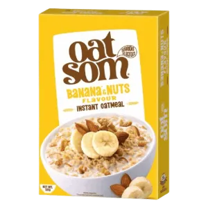 OAT SOM BANANA & NUTS INSTANT OATMEAL 39G