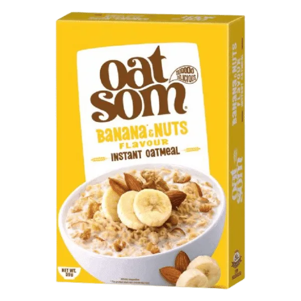 OAT SOM BANANA & NUTS INSTANT OATMEAL 39G