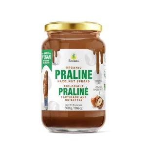 Organic Praline Hazelnut Spread by Ecoideas, 300g