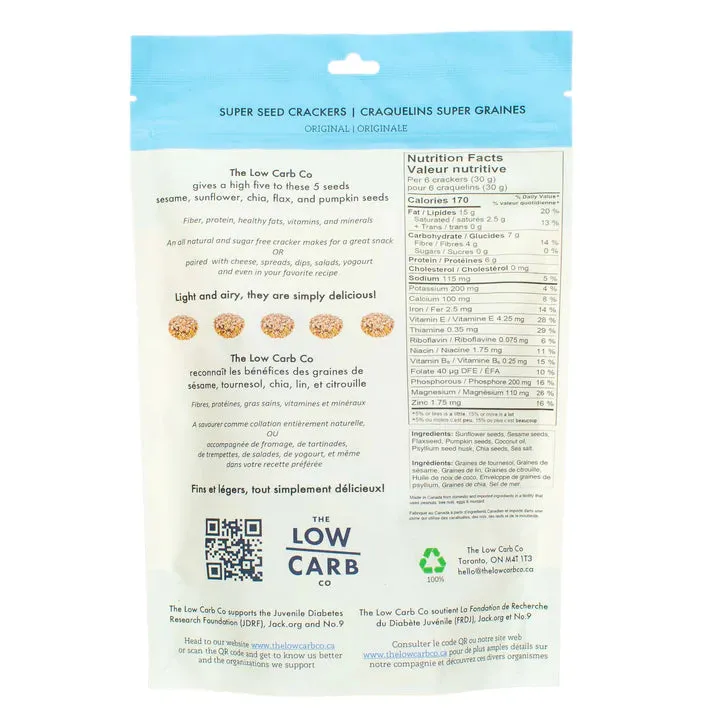 Original Seed Crackers by The Low Carb Co