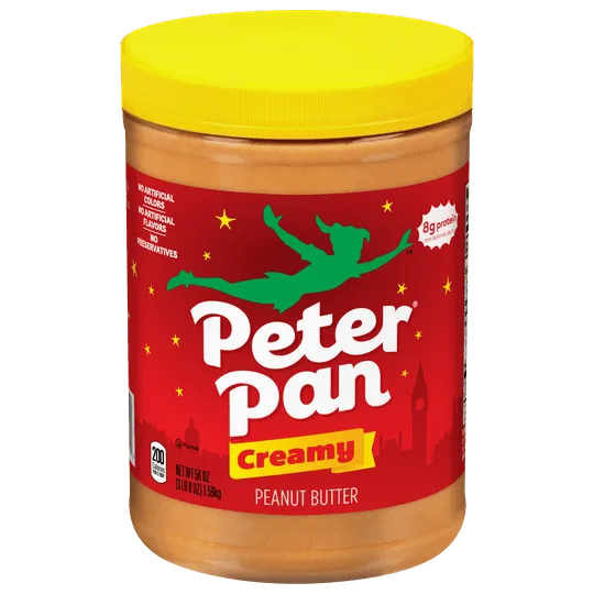 Peter Pan Original Creamy Peanut Butter Spread, 56 Oz