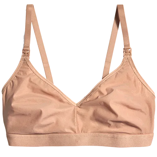 Silky Nursing Bra in Buff