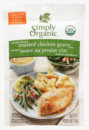 Simply Organic Chicken Gravy Mix (24g)