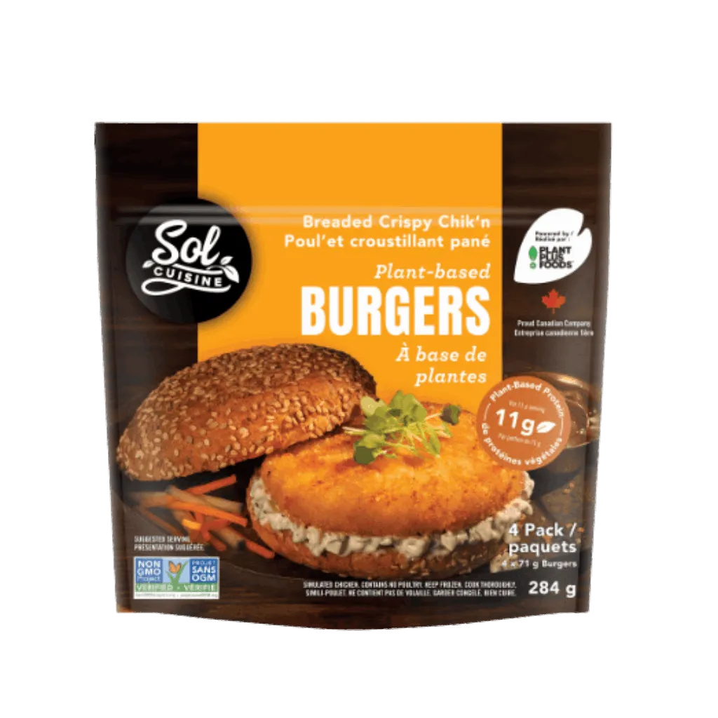 Sol Cuisine Crispy Chik'N Burger 284g