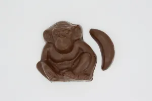 Swiss Chocolate Monkey with Banana