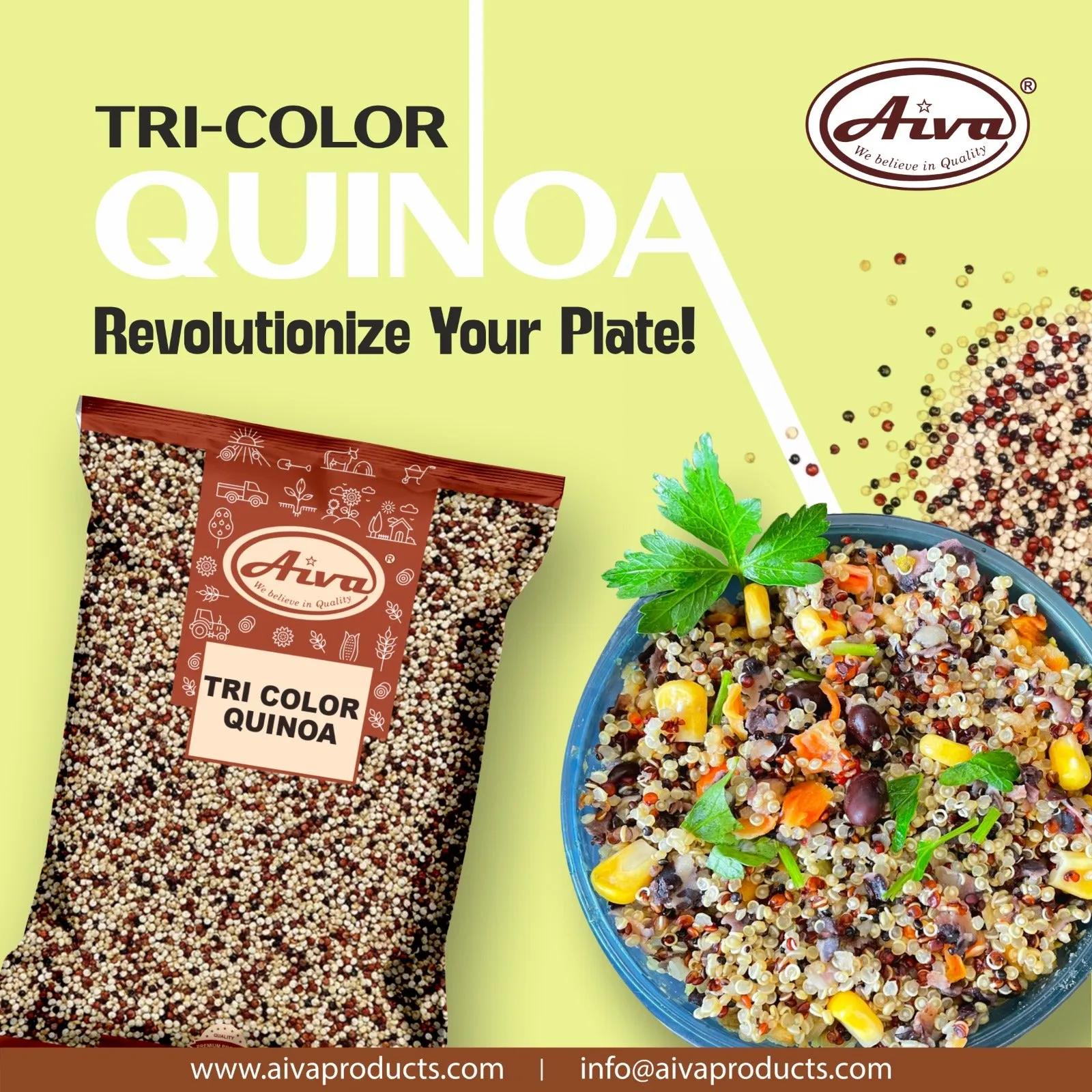 Tri Color Quinoa Seeds