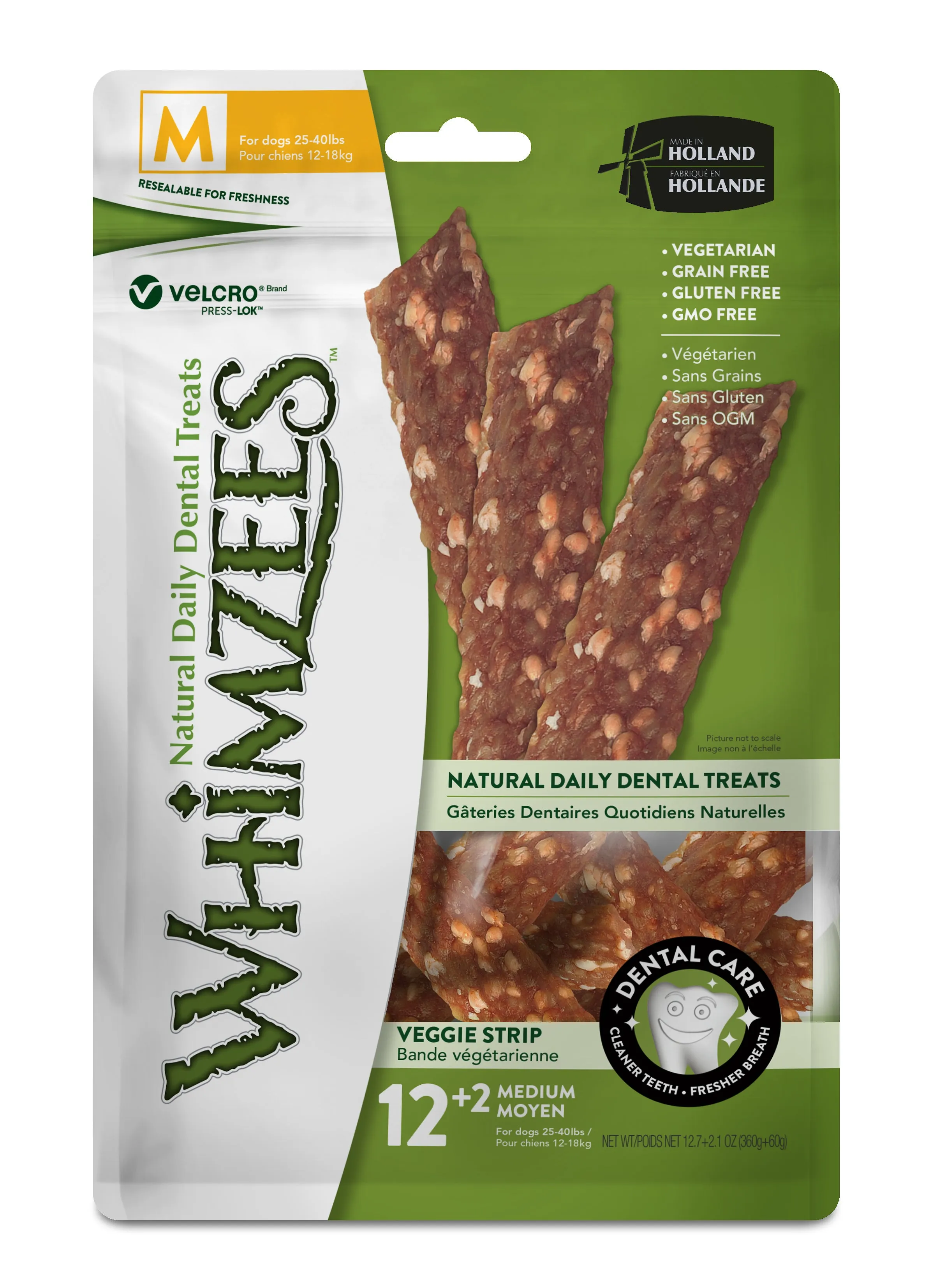 Whimzees Veggie Strips Dental Dog Treats