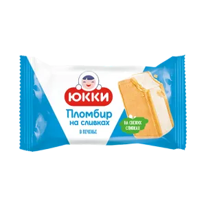 YUKKI Plombir with cream in biscuits 80g